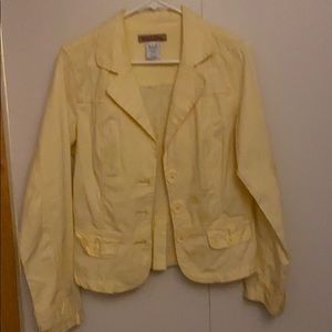 Yellow blazer